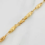 Rustic Barrel Chain 8.65g / 24 in / 3.21mm 18K Yellow Gold