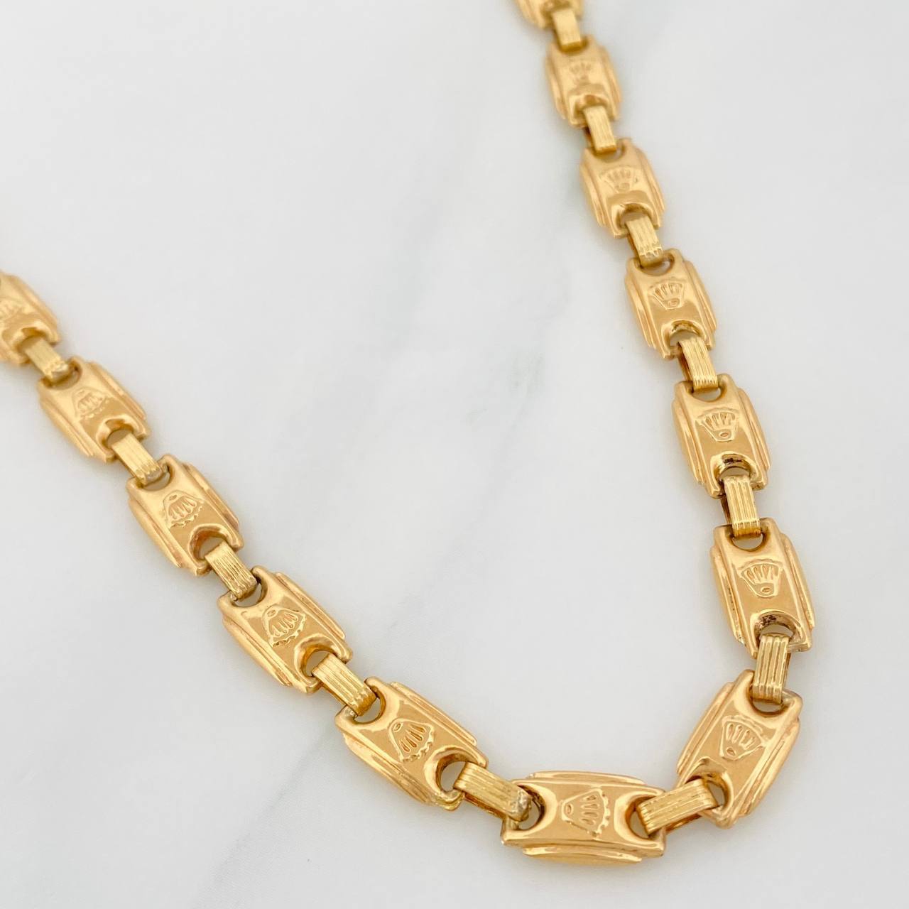 Cadena Rustica Corona 17.85g / 24 in / 5.81mm Oro Amarillo 18K