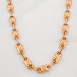 Rustic Chain Crown 13.3g / 24 in / 4.46mm 18K Rose Gold