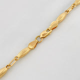 Rustic Link Chain 10.5g / 26 in / 3.22mm 18K Yellow Gold