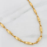 Rustic Link Chain 10.5g / 26 in / 3.22mm 18K Yellow Gold
