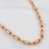 Cadena Rustica Tribal 14g / 24 in / 3.59mm Oro Rosa 18K