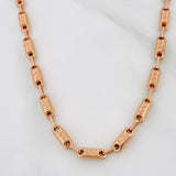 Cadena Rustica Tribal 14g / 24 in / 3.59mm Oro Rosa 18K