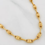 Rustic Barrel Chain 10.55g / 24 in / 3.69mm 18K Yellow Gold