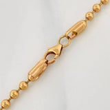 Military Chain 19.6g / 24 in / 3mm Rose Gold 18K