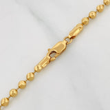 Cadena Militar 15.95g / 26 in / 3mm Oro Amarillo 18K