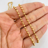 Cadena Militar 15.95g / 26 in / 3mm Oro Amarillo 18K