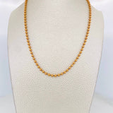 Military Chain 19.6g / 24 in / 3mm Rose Gold 18K