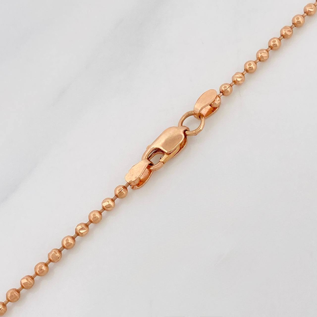 Cadena Militar 7.1g / 22 in / 2mm Oro Rosa 18K