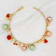 Bracelet Tropical 10.65g / 8 1/4 in / 3mm Silver Vermeil 925