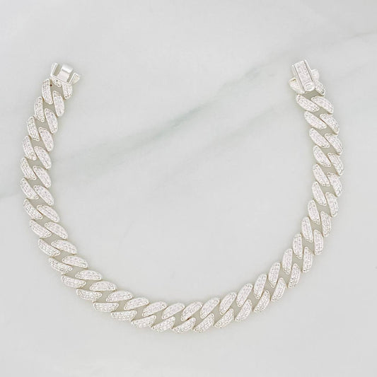 Cuban Links Bracelet 16.65g / 7 in / 8.15mm Silver 925
