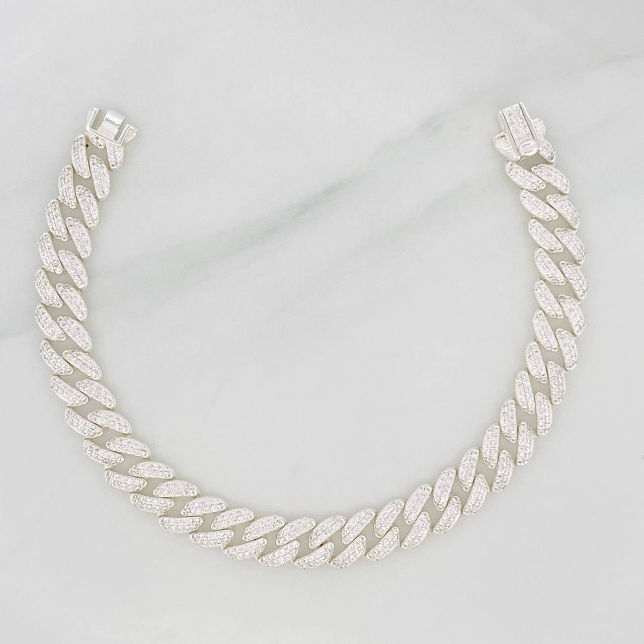 Cuban Links Bracelet 19.45g / 8 1/4 in / 8.25mm Silver 925