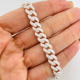 Cuban Links Bracelet 19.45g / 8 1/4 in / 8.25mm Silver 925