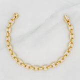 Bracelet GC 12.25g / 7 in / 6.1mm Silver Vermeil 925