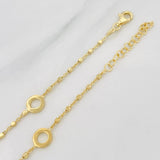 Bracelet Hoops 3g / 8 in / 1.6mm Silver 925