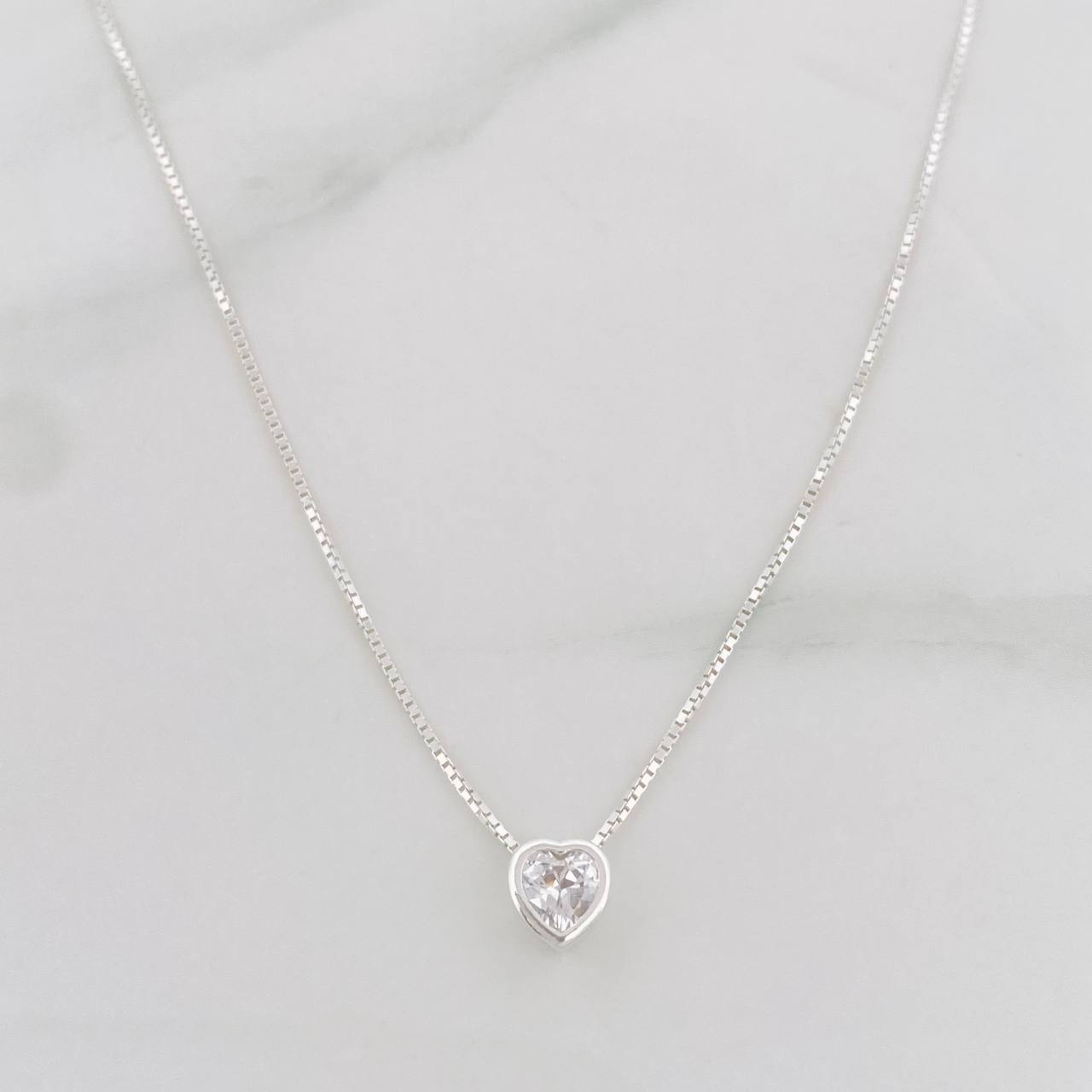 Venetian Chain Heart 1.85g / 18 in / 0.75mm Silver 925