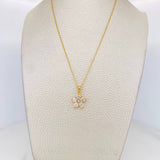Classic Link Chain Flower 3g / 18 in / 0.9mm Silver Vermeil 925