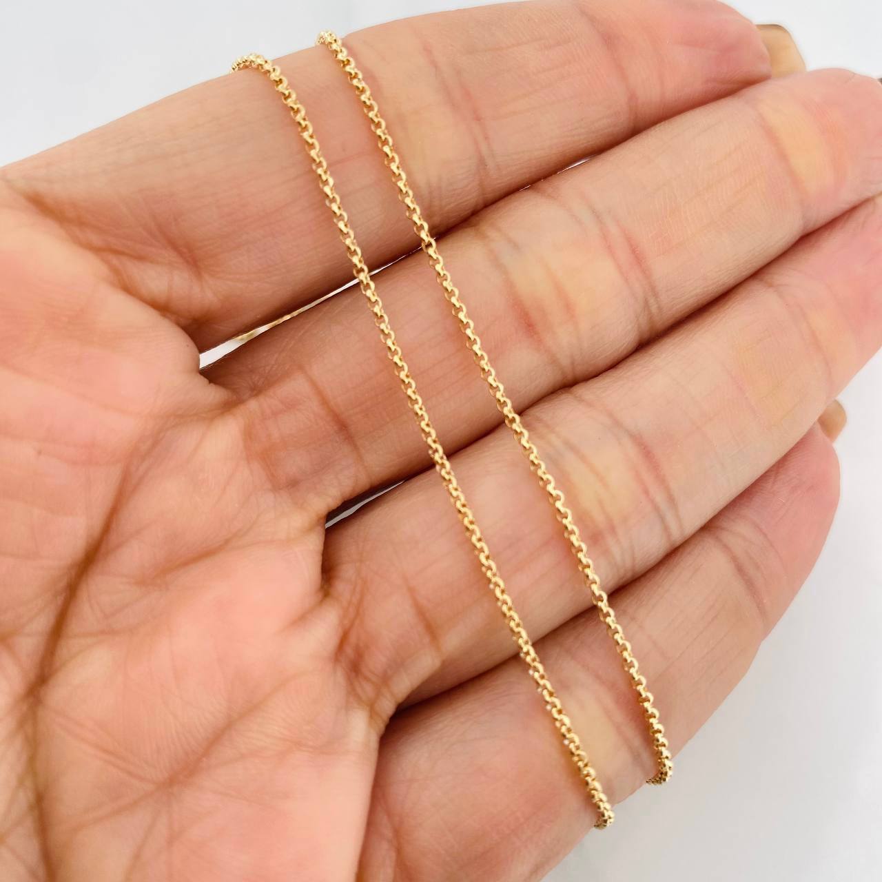 Classic Link Chain Caracol 3.25g / 16 in / 1.1mm Silver Vermeil 925