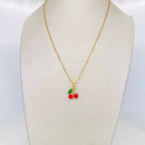 Venetian Chain Cherry 3.25g / 18 in / 0.9mm Silver Vermeil 925