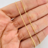 Venetian Chain Cherry 3.25g / 18 in / 0.9mm Silver Vermeil 925