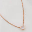 Cadena Veneciana Corazon 2.25g / 18 in / 0.8mm Plata Vermeil 925