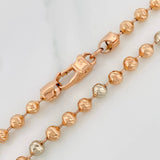 Miraculous Virgin Rosary 19.15gr / 16 1/4 in / 6mm-8mm 18K Rose Gold $
