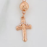 Miraculous Virgin Rosary 19.15gr / 16 1/4 in / 6mm-8mm 18K Rose Gold $