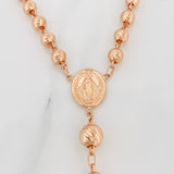 Miraculous Virgin Rosary 19.15gr / 16 1/4 in / 6mm-8mm 18K Rose Gold $