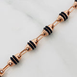 Rustic Barrel Chain 17.95gr / 28 3/4 in / 4.2mm Rose Gold 18K &