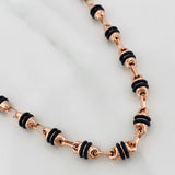 Rustic Barrel Chain 17.95gr / 28 3/4 in / 4.2mm Rose Gold 18K &