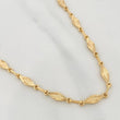 Rustic Rhombus Chain 12.2gr / 24 1/2 in / 4.05mm Yellow Gold 18K &