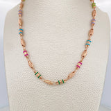 Rustic Crown Chain 14.3gr / 24 1/2 in / 4.1mm Rose Gold 18K &