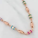 Rustic Crown Chain 14.3gr / 24 1/2 in / 4.1mm Rose Gold 18K &