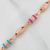 Rustic Crown Chain 14.3gr / 24 1/2 in / 4.1mm Rose Gold 18K &