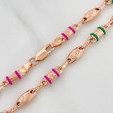 Rustic Crown Chain 14.3gr / 24 1/2 in / 4.1mm Rose Gold 18K &