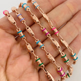 Rustic Crown Chain 14.3gr / 24 1/2 in / 4.1mm Rose Gold 18K &