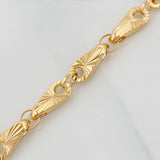 Rustic Spike Chain 11.95gr / 24 in / 3.8mm Yellow Gold 18K &