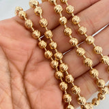 Cadena Militar 47.7gr / 25 3/4 in / 5.2mm Oro Amarillo 18K $