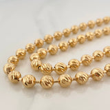 Cadena Militar 47.7gr / 25 3/4 in / 5.2mm Oro Amarillo 18K $