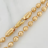 Cadena Militar 47.7gr / 25 3/4 in / 5.2mm Oro Amarillo 18K $