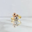 You and Me Ring 2.05gr / Size 7 1/4 / Three 18K Golds