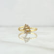 Airplane Ring 1.45gr / Size 4 3/4 / White Zirconia 18K Gold