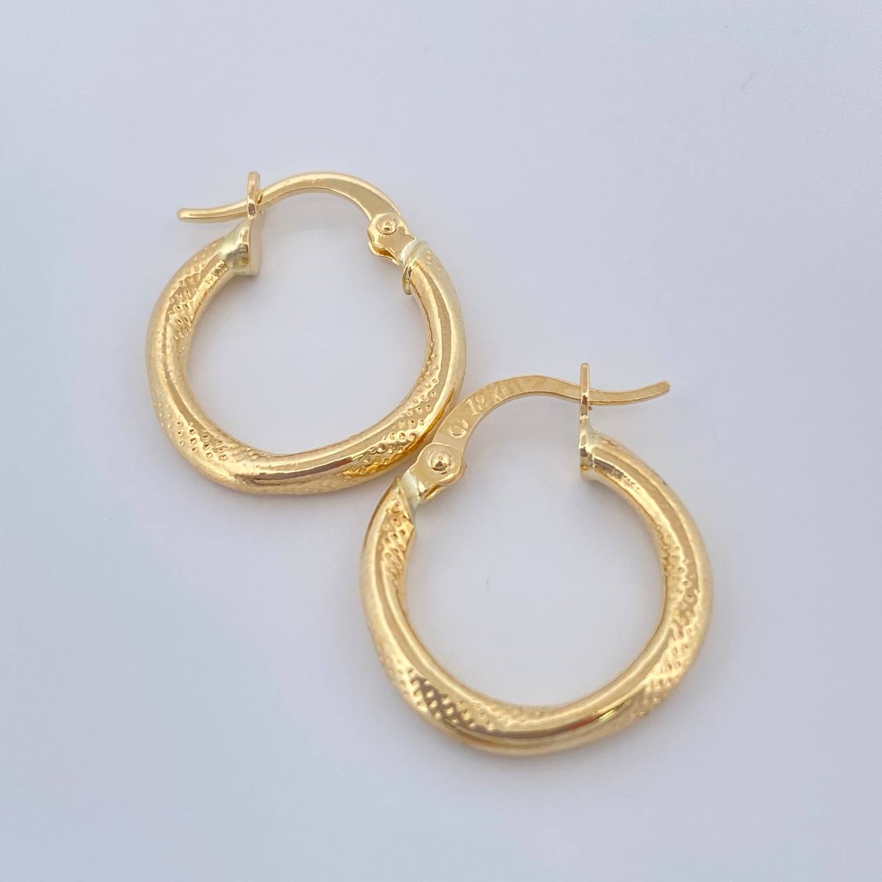 Candongas Solara 1.45gr / 3/4 in / Oro Amarillo 18K &