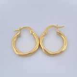 Candongas Solara 1.45gr / 3/4 in / Oro Amarillo 18K &