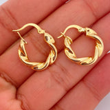 Candongas Azir 2.45gr / 3/4 in / Oro Amarillo 18K &