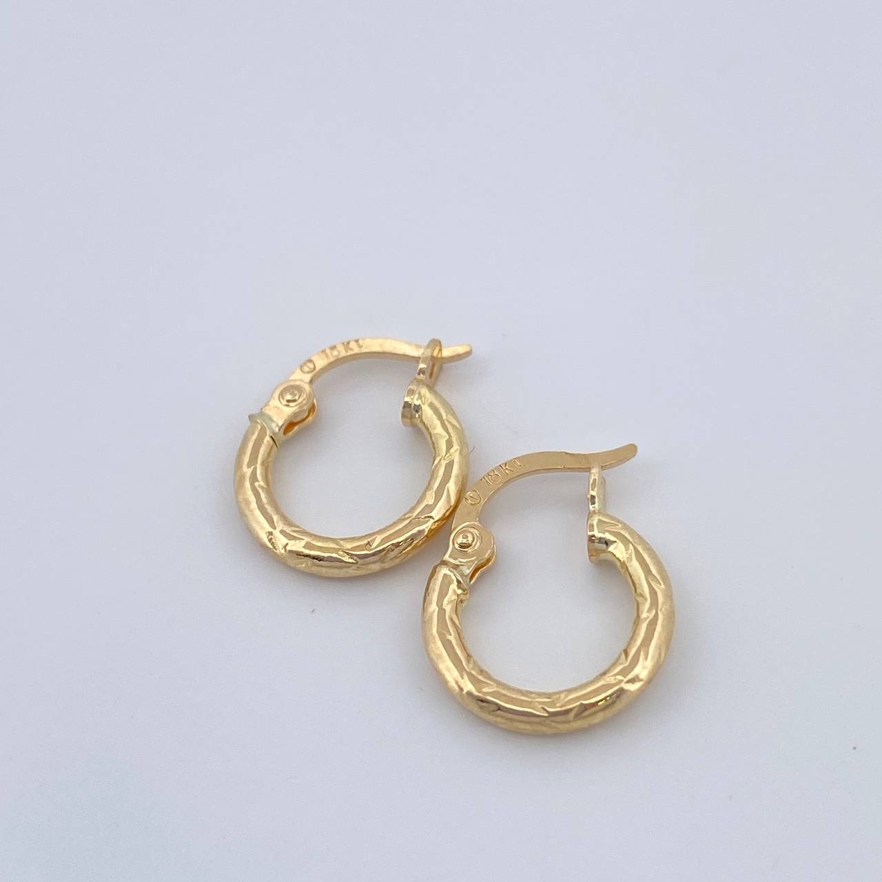 Candongas Kataleya 0.9gr / 1/2 in / Oro Amarillo 18K &