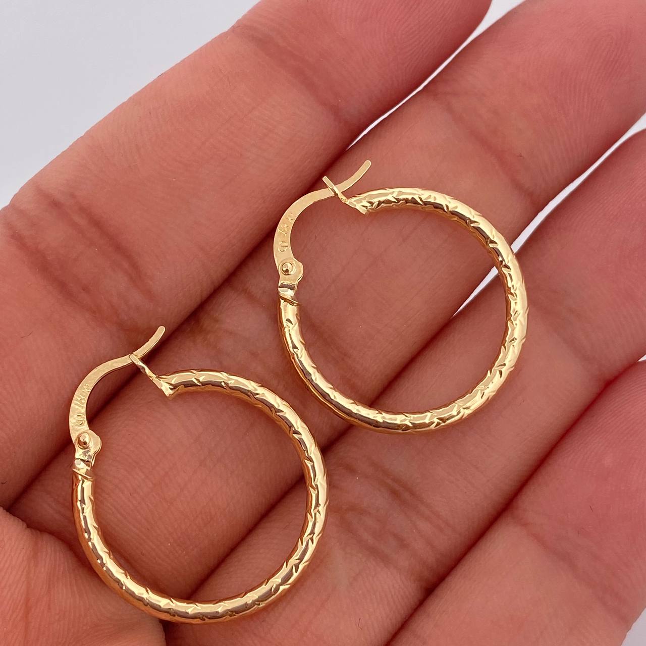 Candongas Kataleya 1.45gr / 1 in / Oro Amarillo 18K &