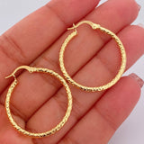 Candongas Kataleya 1.95gr / 1 1/4 in / Oro Amarillo 18K &