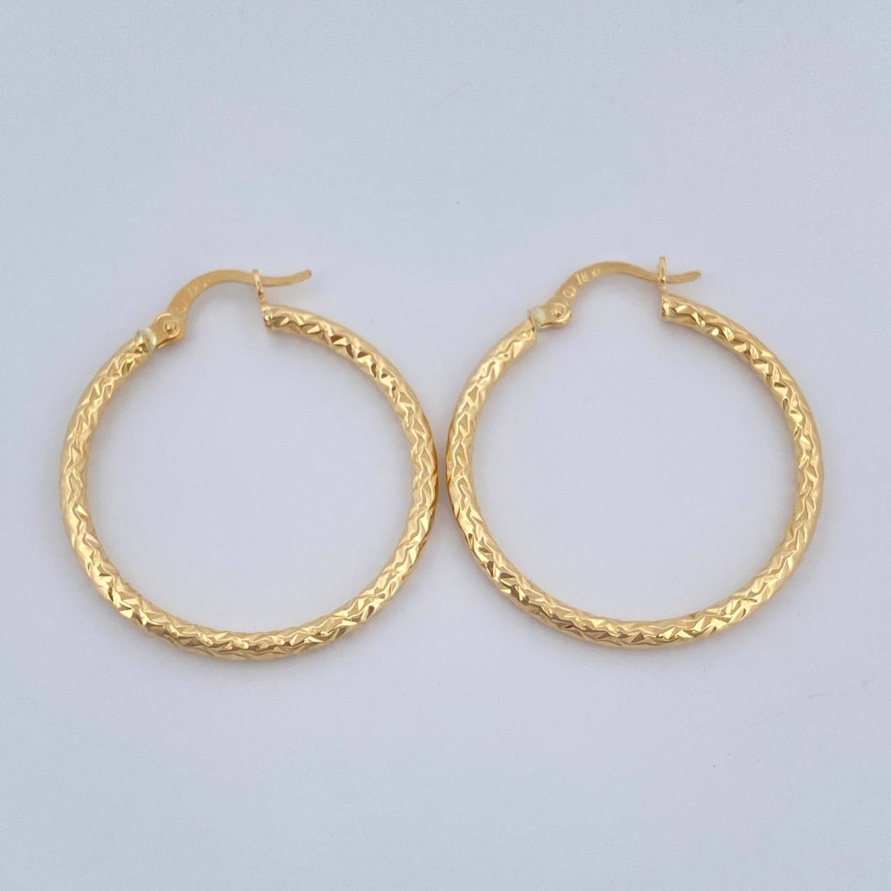 Candongas Kataleya 1.95gr / 1 1/4 in / Oro Amarillo 18K &