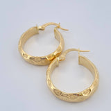 Candongas Lary 2.6gr / 1 in / Oro Amarillo 18K &